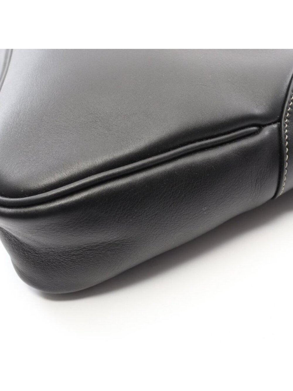 Gucci Shoulder Bag GG Emblem Black Leather - Picture 7 of 8